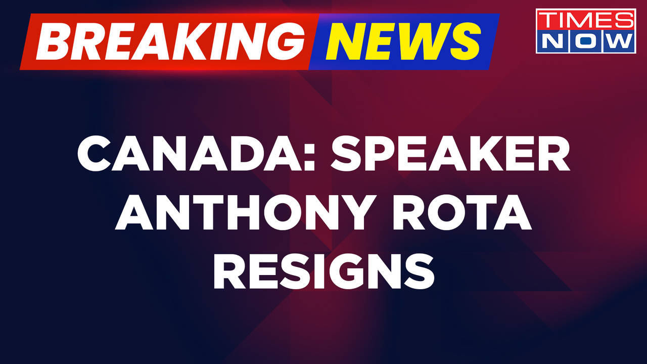 Breaking News: Canada's House Speaker Anthony Rota Resigns | Nazi Solider | English News | Times Now