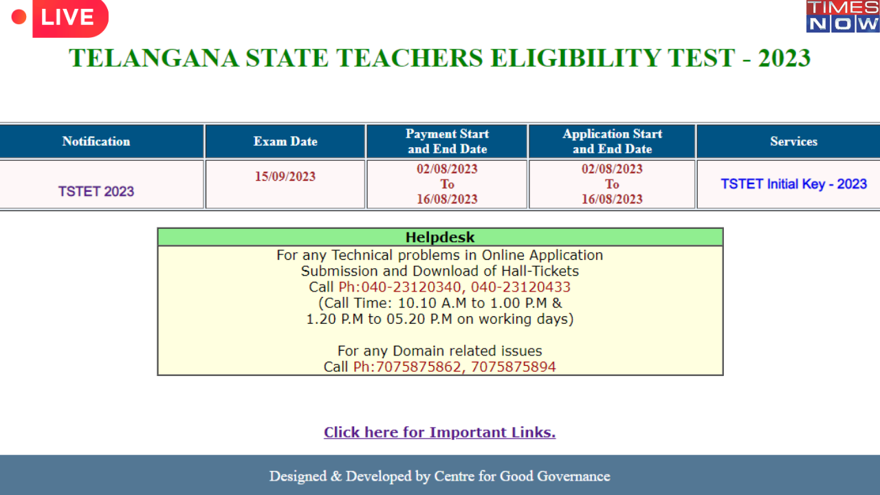 TSTET Result 2023 Highlights Telangana TS TET Results Released on tstetcgggovin Latest Updates