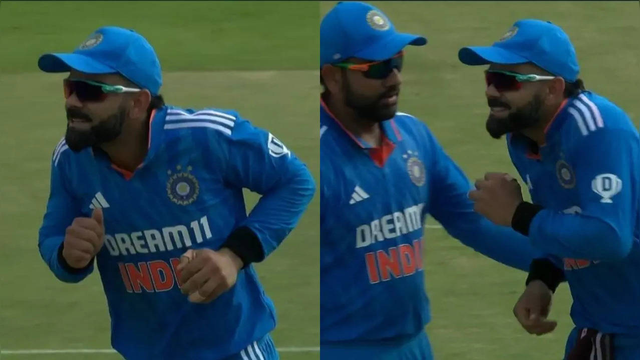 India vs Australia: Rohit Sharma's Reaction To Virat Kohli's Hilarious  Celebration After Taking Alex Carey' Catch Goes Viral - Watch