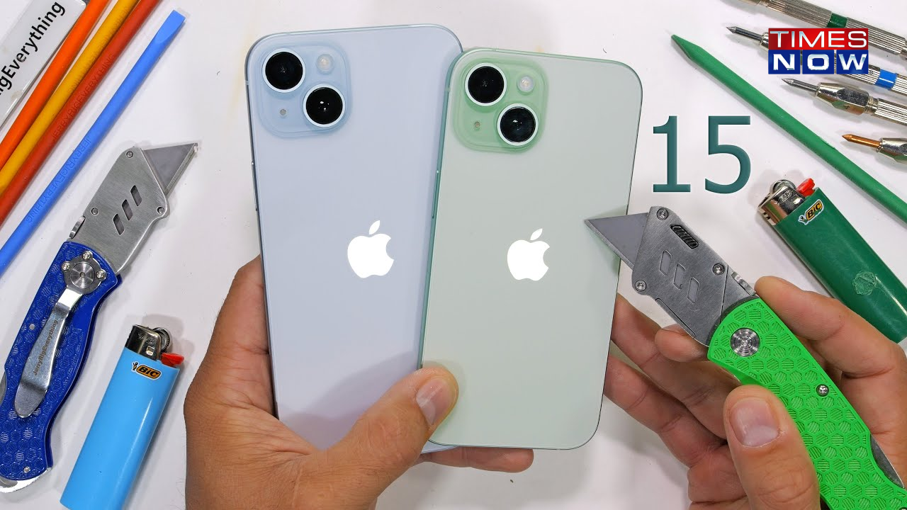 iPhone 15 and iPhone 15 Plus durability test