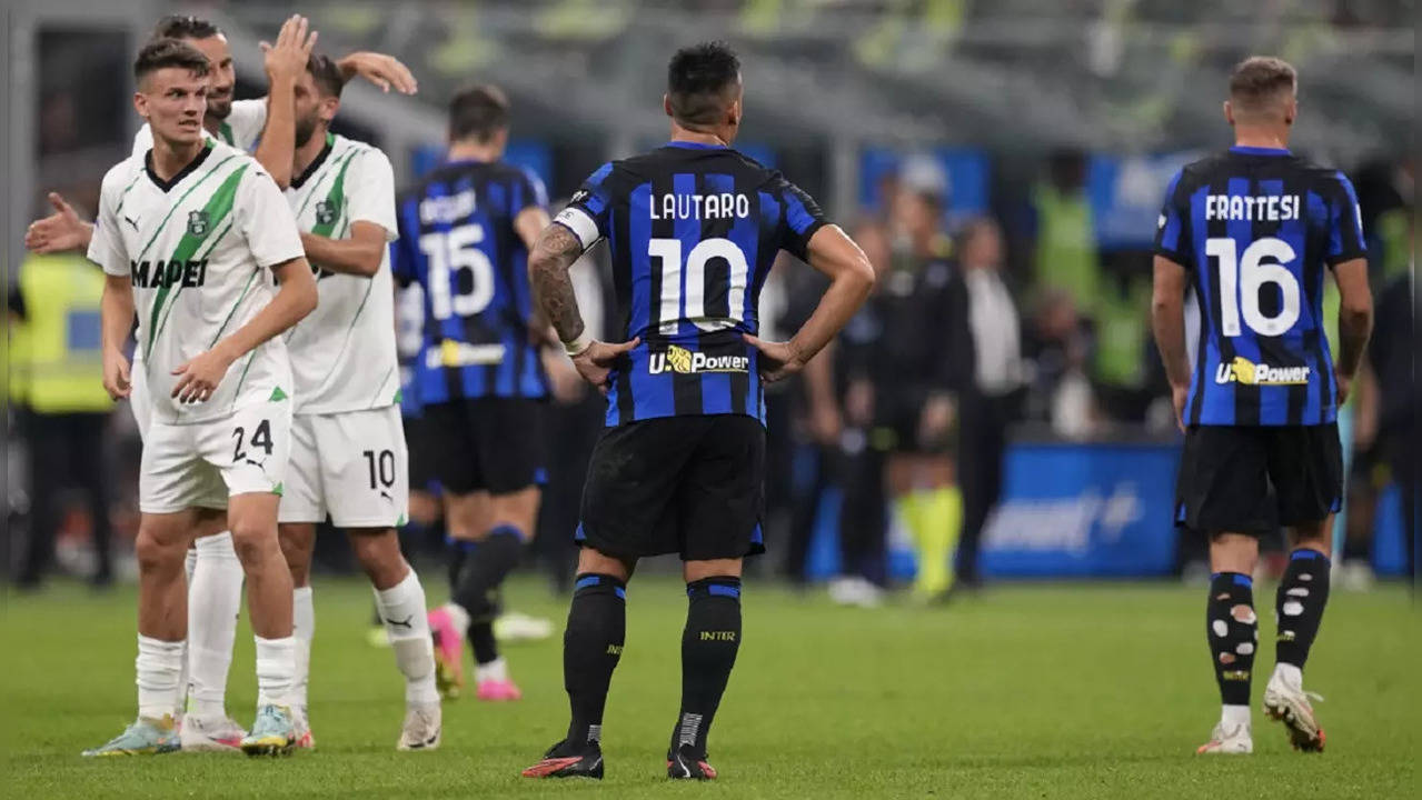 Sassuolo beat Inter Milan in Serie A