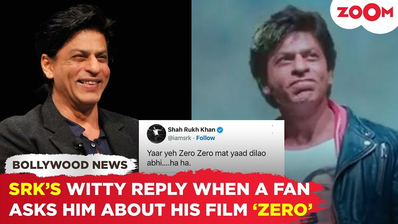 Shah Rukh Khan Takes Hilarious Dig At His Flop Zero: Mat Yaad Dilao ...