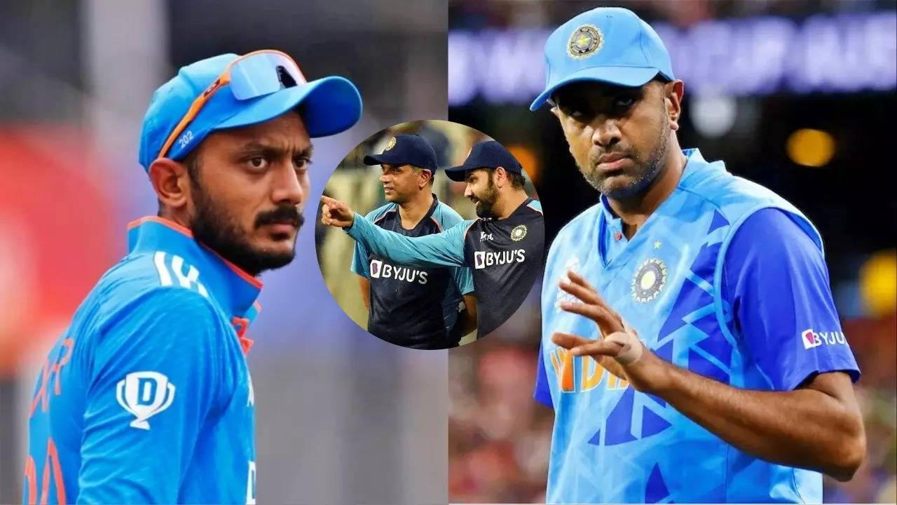 Rohit Sharma Stands Firm On Ravichandran Ashwin vs Axar Patel Dilemma In India's World Cup Squad As Dravid Reacts