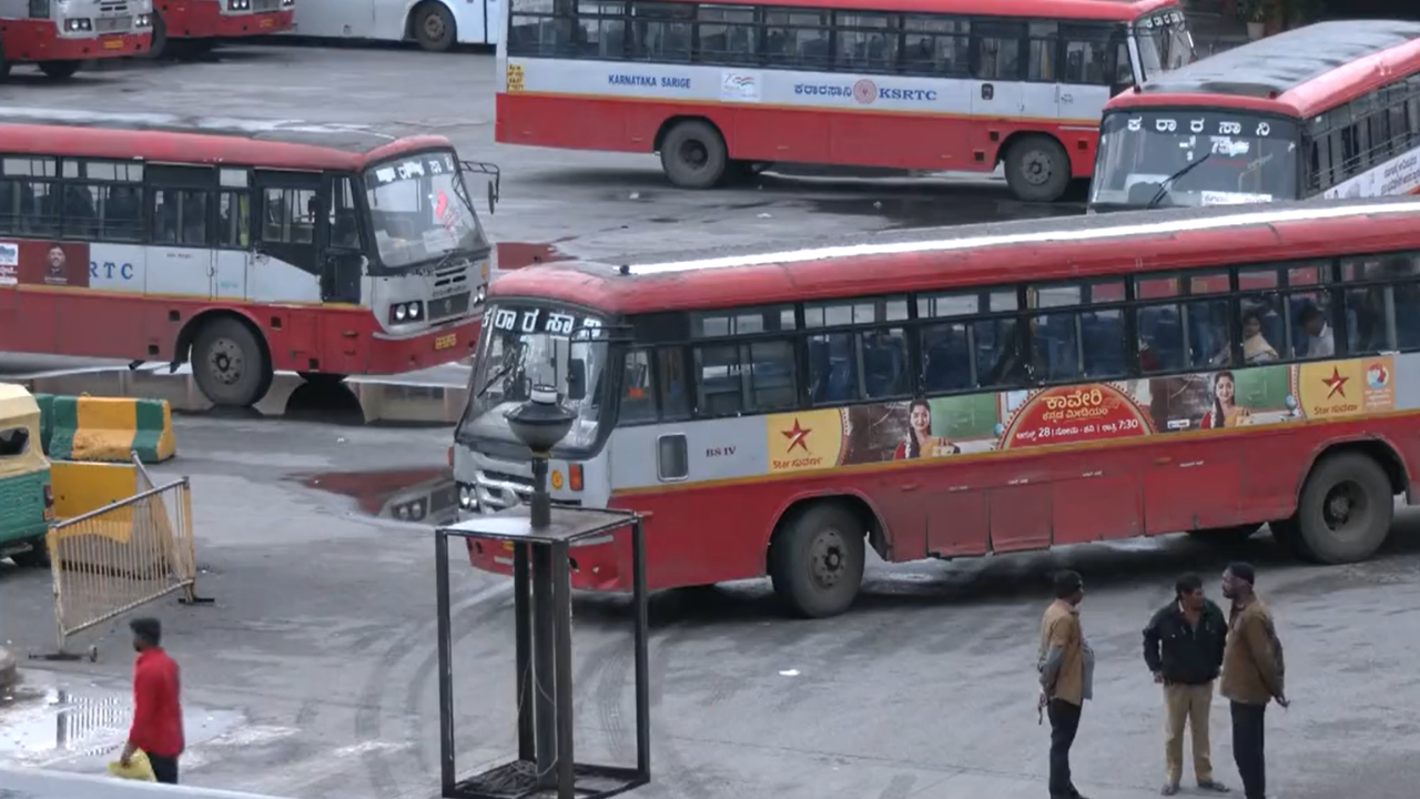 Visuals From BMTC, KSRTC Bus Terminals