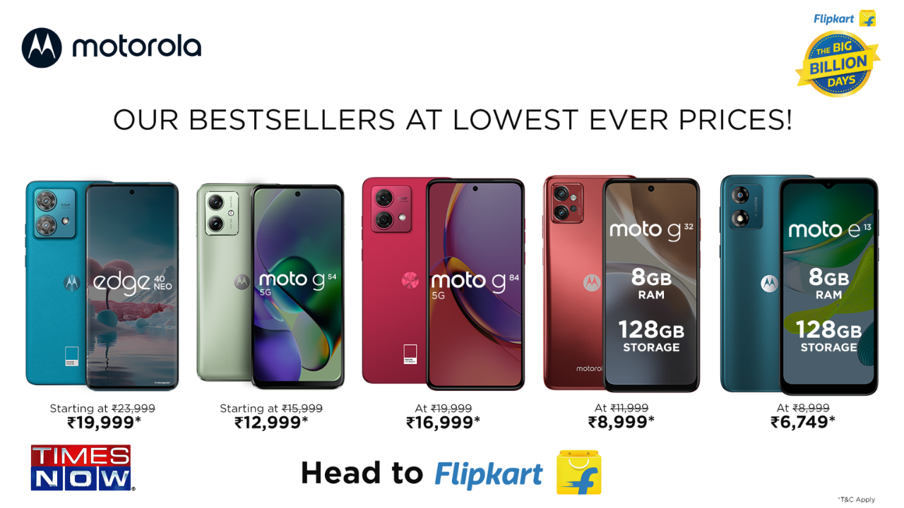 motorola offers for Flipkart Big Billion Days 2023