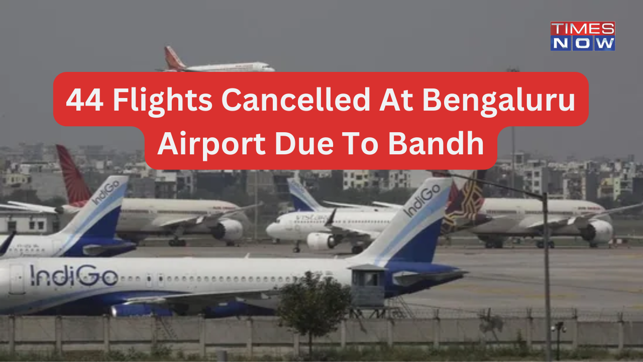 Bangalore Flights Running Status Full List of 44 Flights