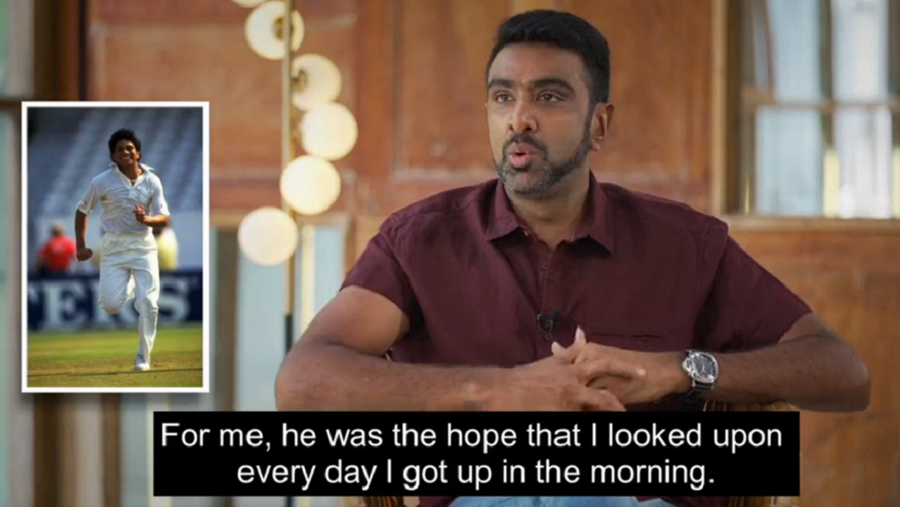 R Ashwin expresses his love for Sachin Tendulkar