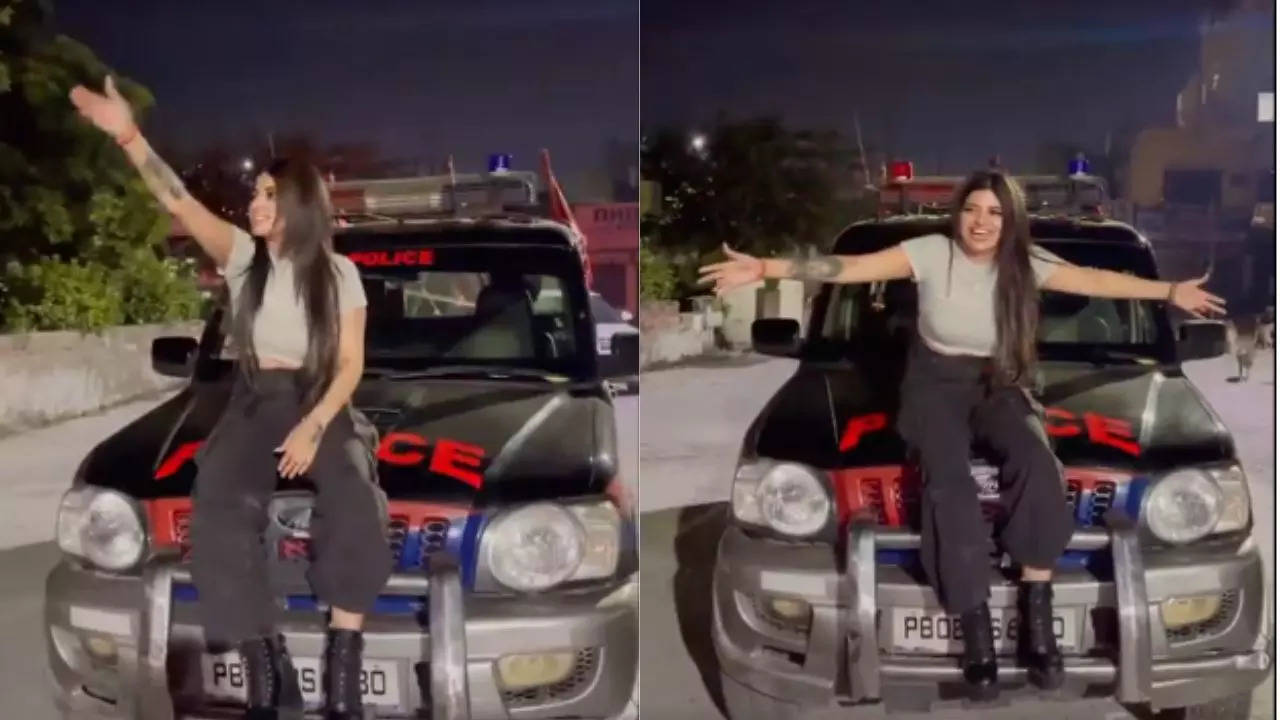 Influencer Makes Insta Reel Using A Police Vehicle, Cop Suspended