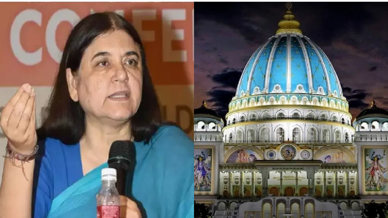 maneka gandhi iskcon