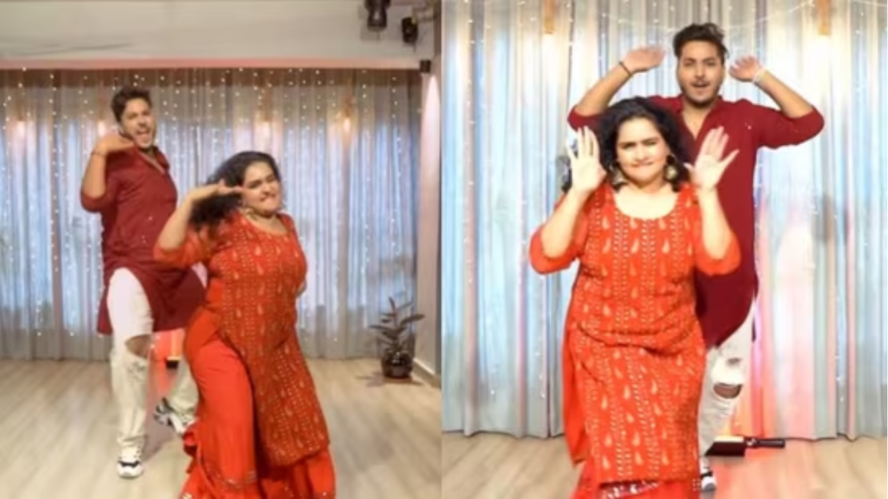 Duo's Energetic Dance To What Jhumka