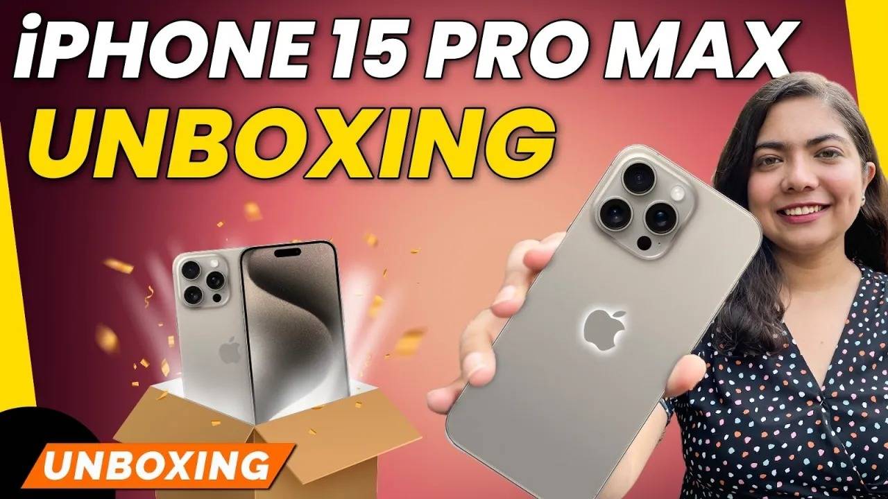 Apple iPhone 15 Pro Max: Unboxing