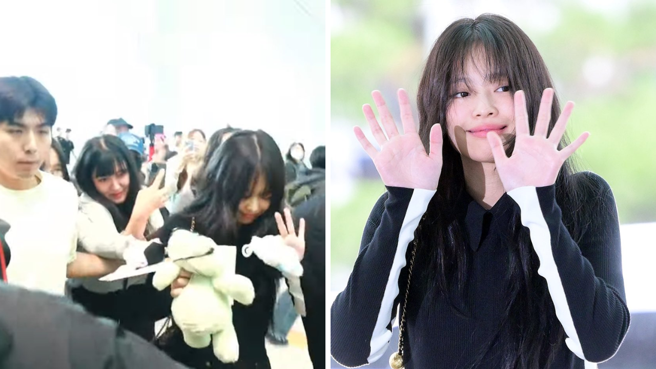 Blackpink's Jennie Gets Mobbed By Massive Crowd As She Heads For Paris Fashion Week 2023