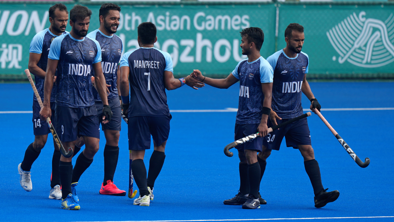 Indian men's hockey team asian games 2023 AP