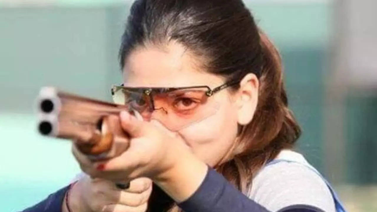 India Women Win Silver In Trap Event