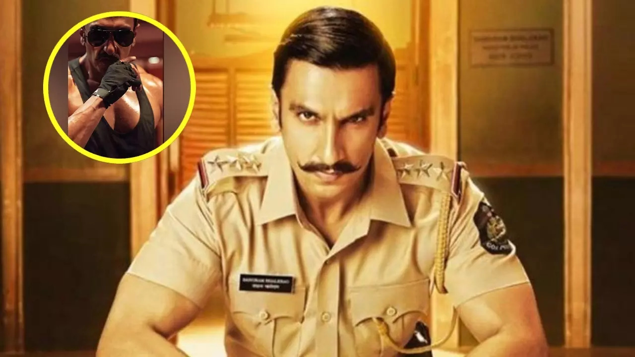 Ranveer Singh's look from Singham Again sets