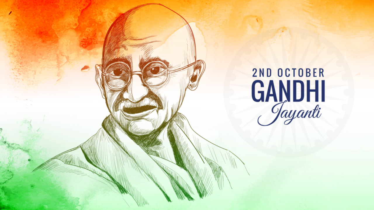 Happy Gandhi Jayanti 2023 Wishes Image Status For WhatsApp. Pic Credit: Freepik