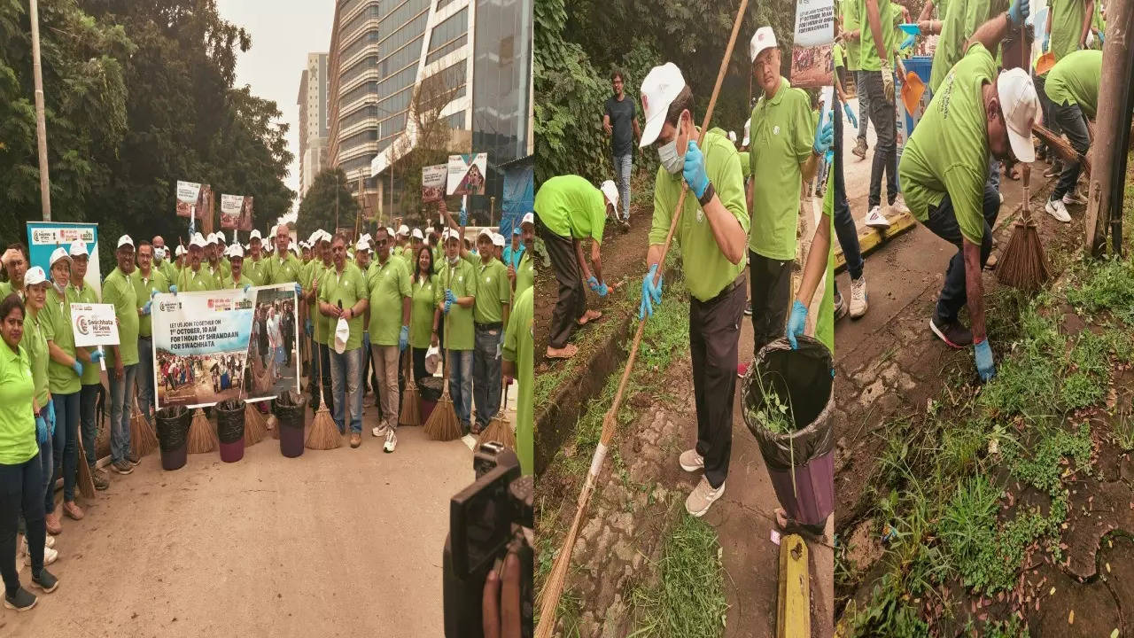 bank of baroda celebrated one date one hour together under swachhta hi seva campaign