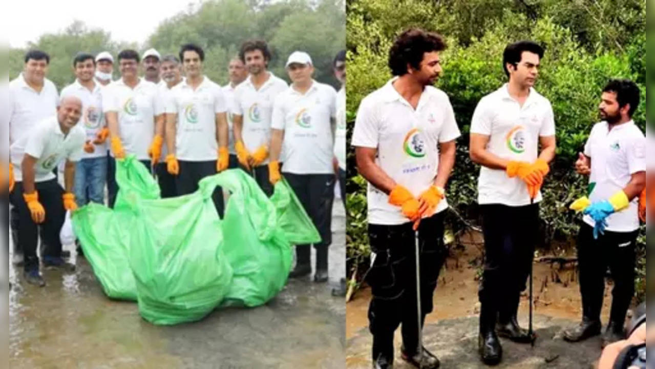 Rajkummar Rao Joins Swachhata Abhiyan In Support Of PM Modi's 'Ek Tareekh, Ek Ghanta, Ek Sath'