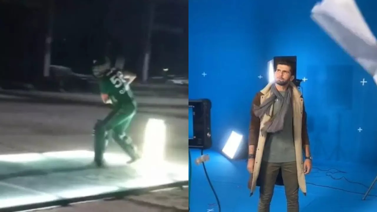 Babar Azam, Shaheen Afridi Ad Shoot