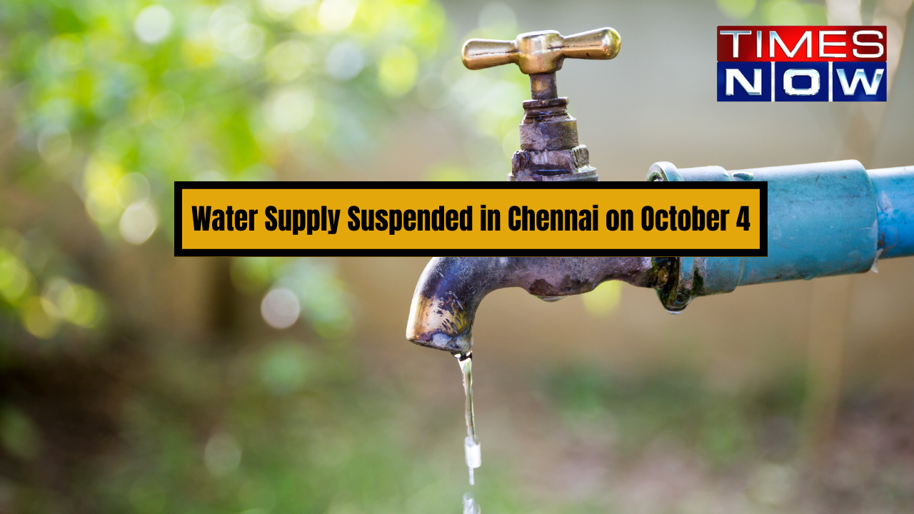 Chennai to Face 24-Hour Water Supply Suspension on October 4; Check Affected Areas