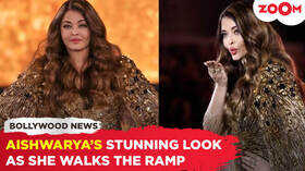 Aishwarya Rai Bachchan looks STUNNING in a dazzling gown as she walks the ramp