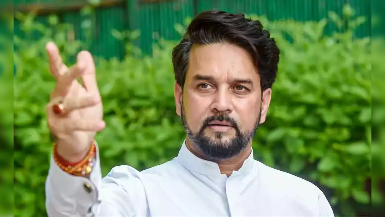 Anurag Thakur's dig at TMC's protest in New Delhi