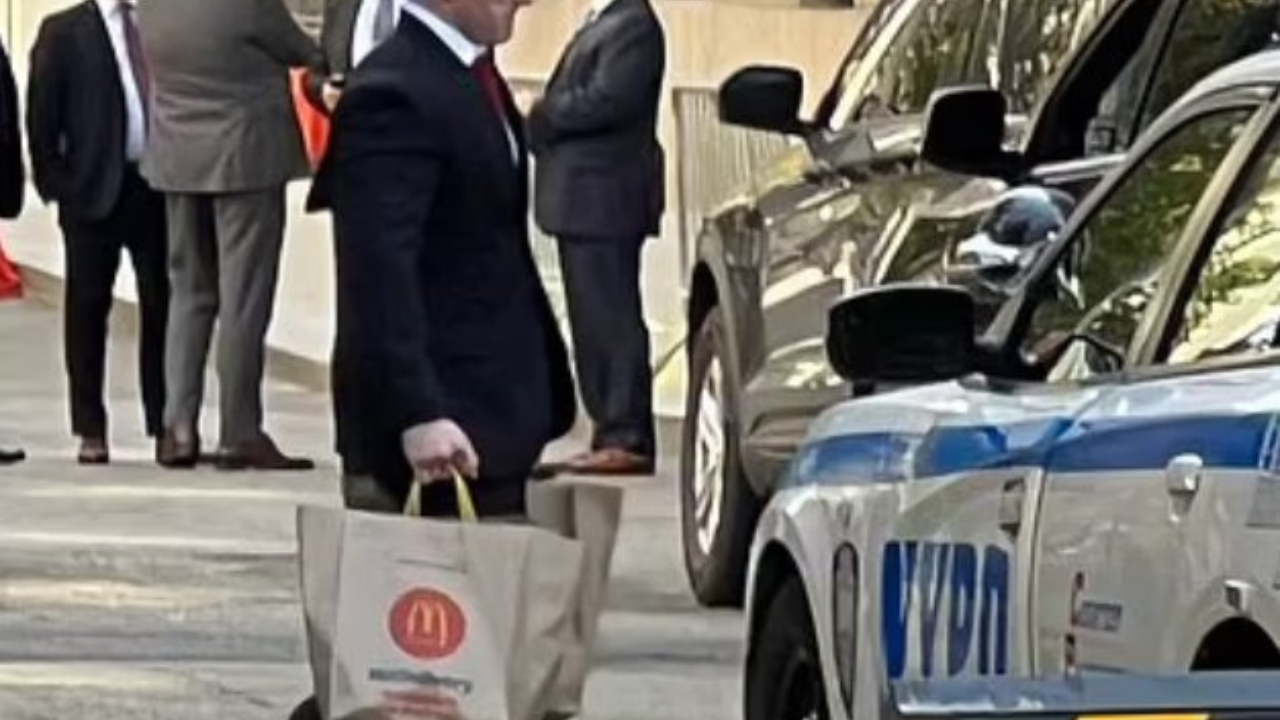 McDonald's delivered at Donald Trump trial