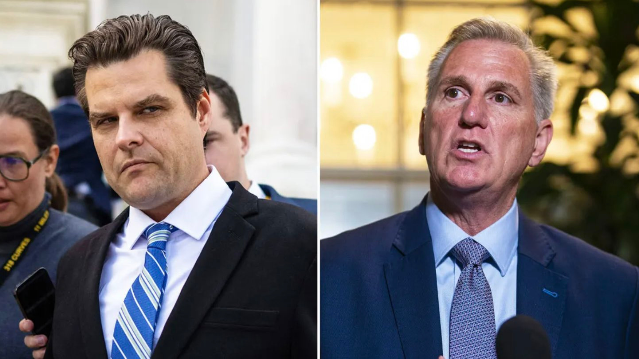 Matt Gaetz and Kevin McCarthy