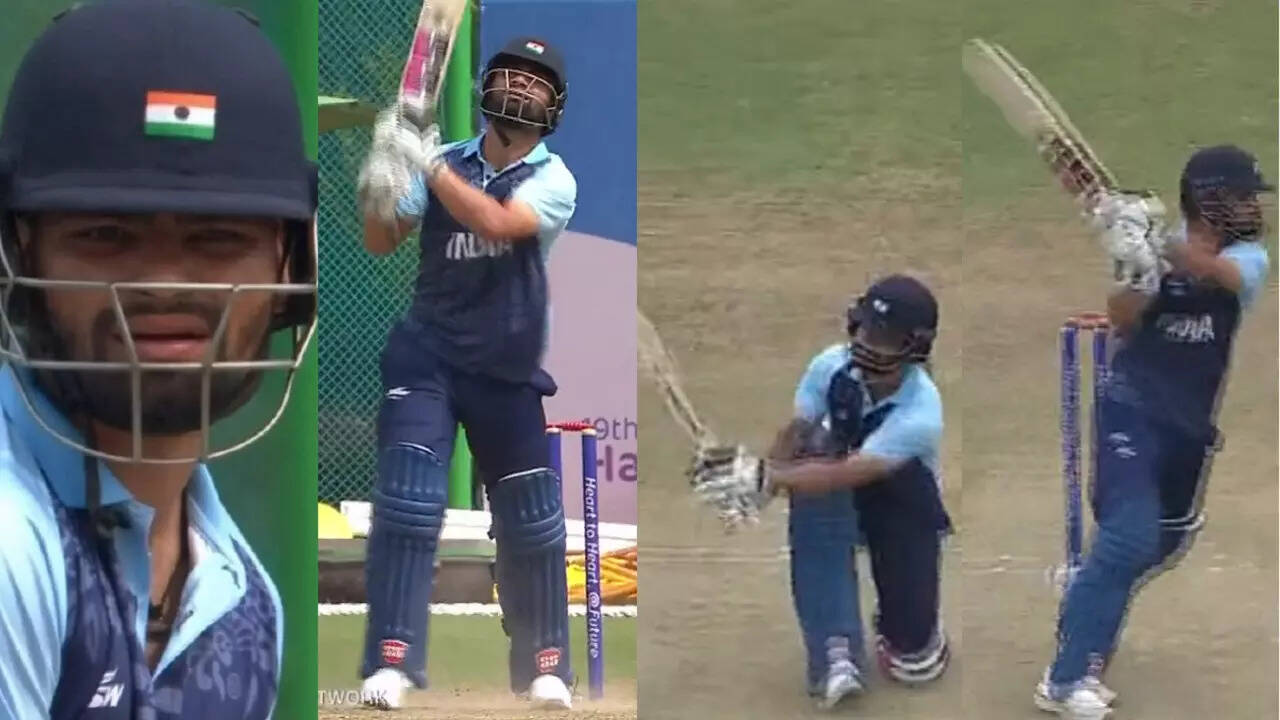 WATCH: Rinku Singh Scores 4, 6, 4, 1, 6, 2 In Final Over To Help India Post  202-4 Against Nepal | Cricket News, Times Now
