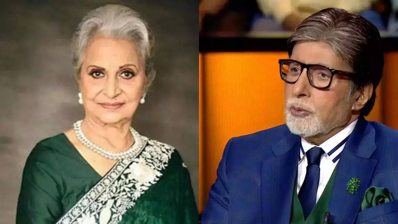 KBC 15 Host Amitabh BachchanReveals Waheeda Rehman's Makeup Hack