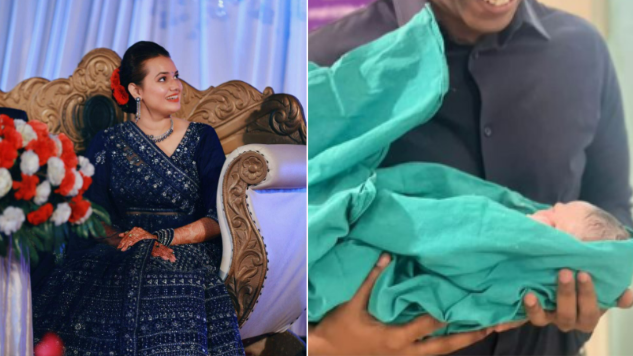 IAS officer Tina Dabi shares pic of newborn son.