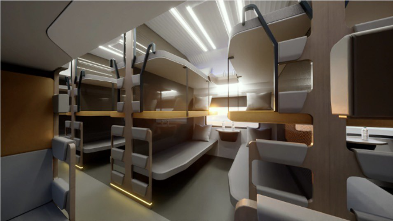 First Look at Vande Bharat Sleeper Version Train Revealed in Concept