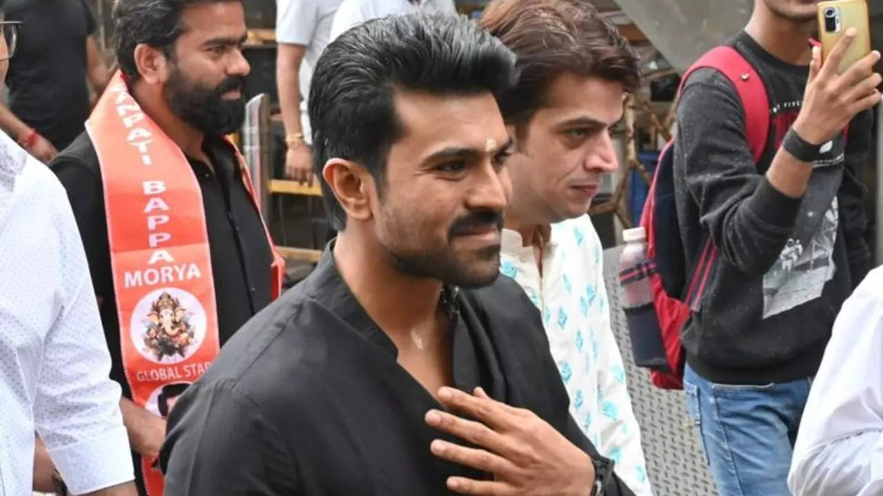 Ram Charan at Siddhivinayak