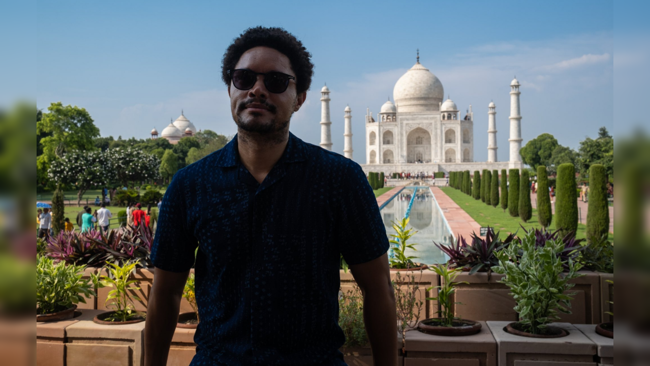 US comedian Trevor Noah visited Taj Mahal during his India trip