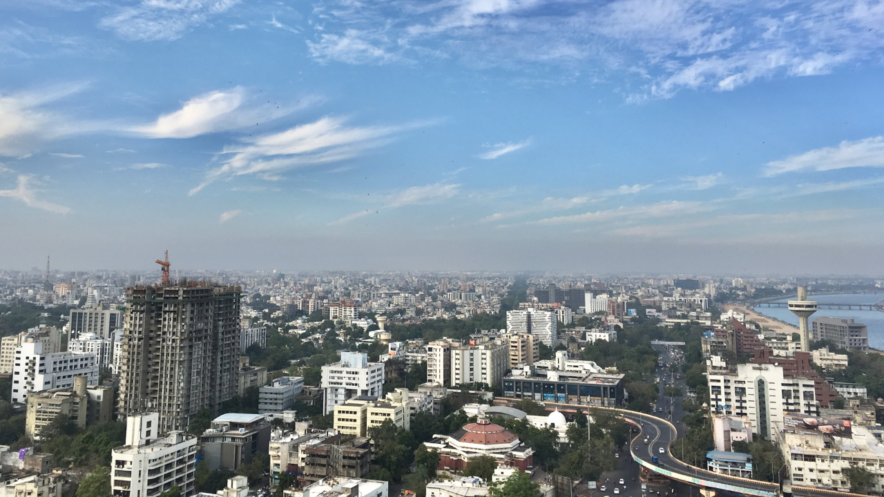 A view of Ahmedabad City