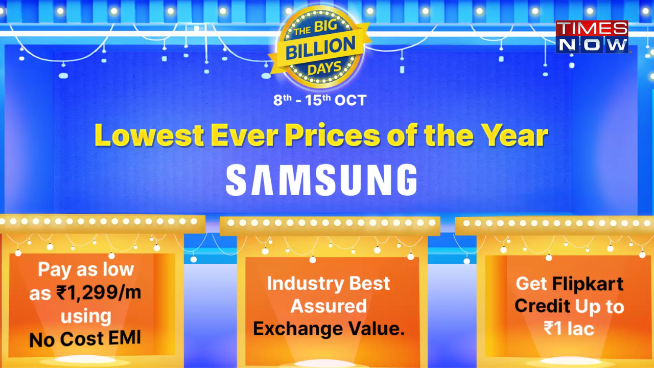 Flipkart Big Billion Days 2023: Offers on Samsung Galaxy smartphones