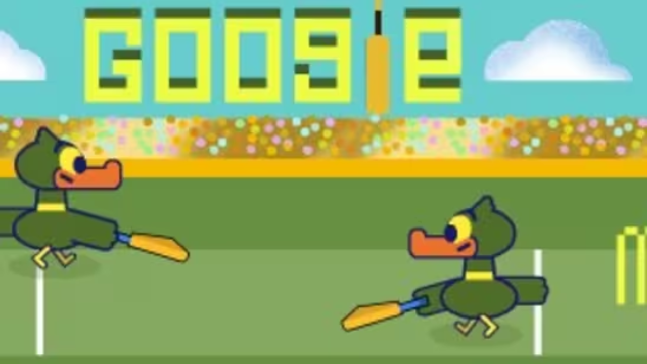 ICC Cricket World Cup 2023 Google Doodle