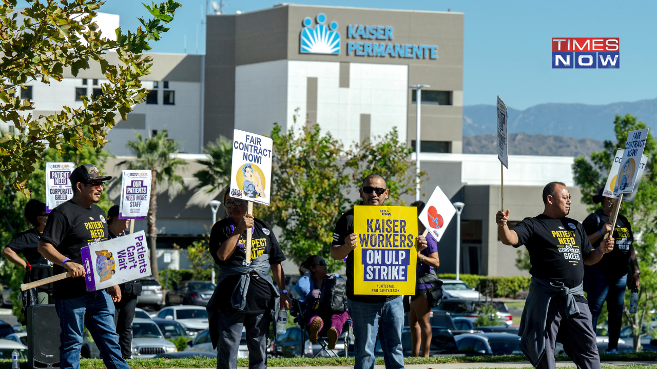 Kaiser Strike: Largest Healthcare Strike in US History Begins As 75000 Workers Walk Out