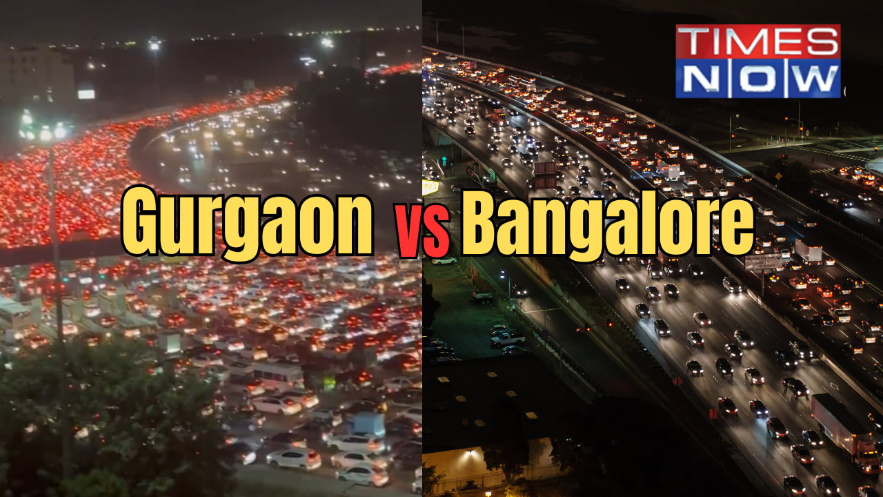 Bengaluru Vs Gurugram Traffic Jams