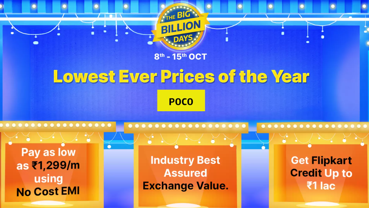 Flipkart Big Billion Days 2023: Offers on POCO smartphones