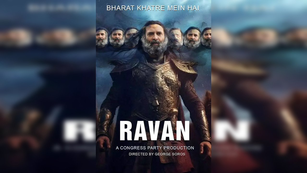 BJP releases poster portraying Rahul Gandhi as new age 'Ravan