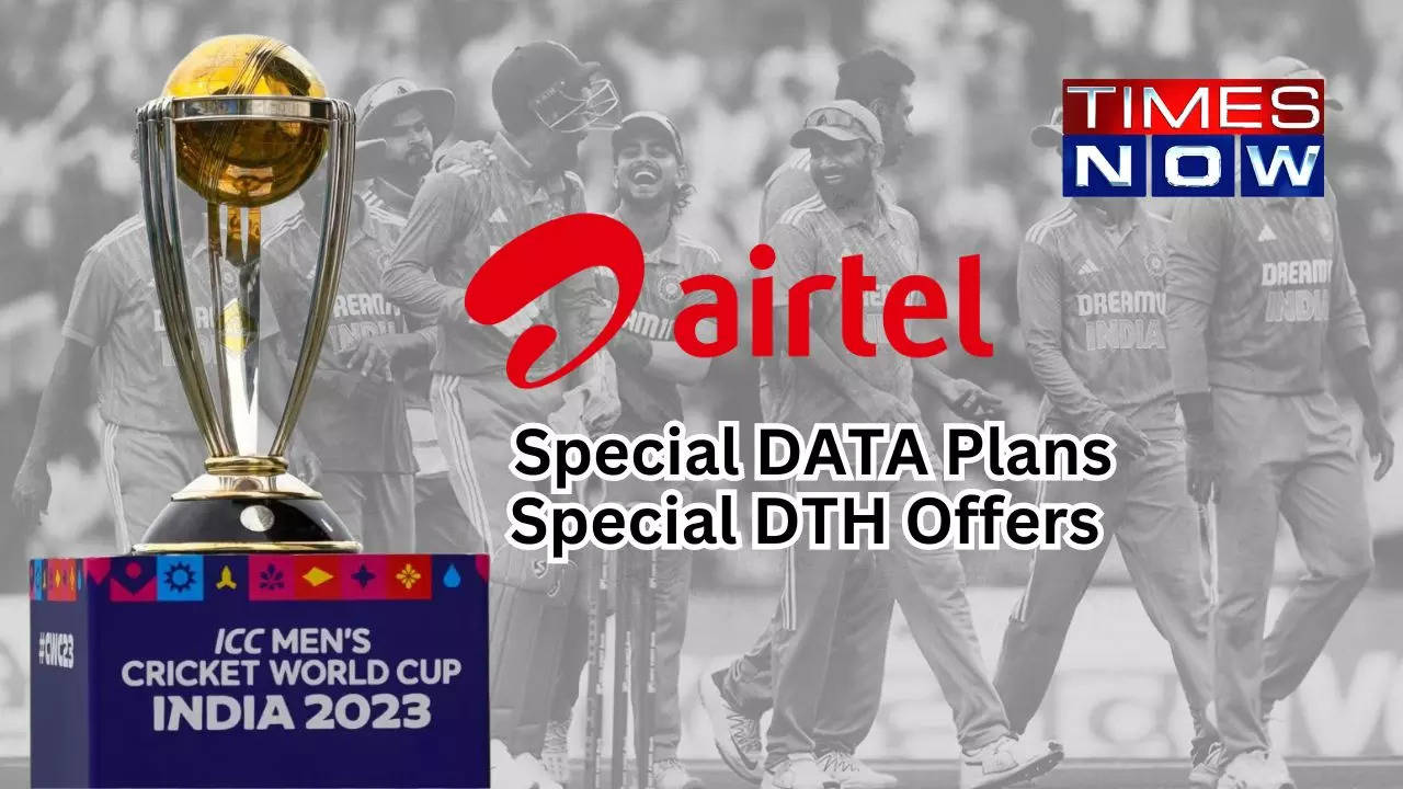 ICC Cricket World Cup 2023 Special Data Plans and DTH Offers Technology Science News Times Now