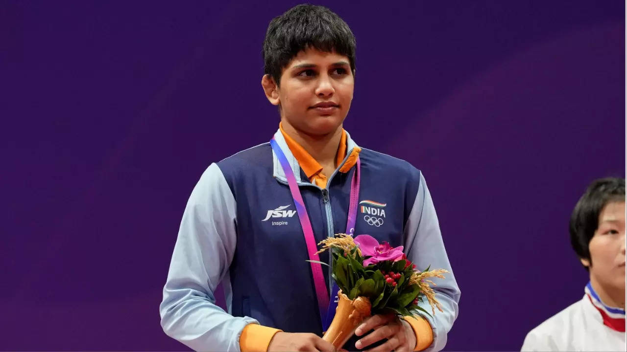 Asian Games 2023: Wrestler Antim Panghal Bags Bronze Medal In Women's 53 Kg Category