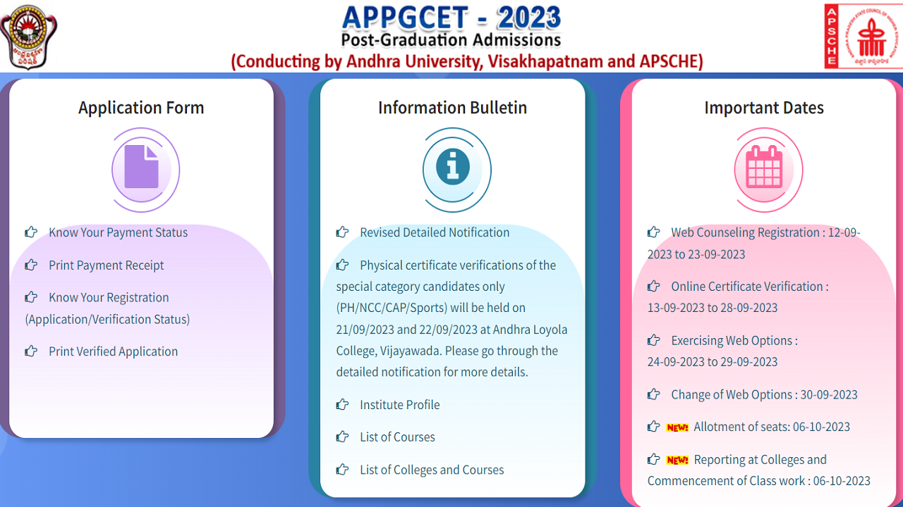 AP PGCET