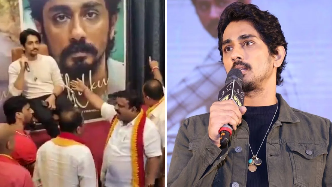 Siddharth Addresses Pro-Kannada Group Disrupting Chithha Bengaluru Event