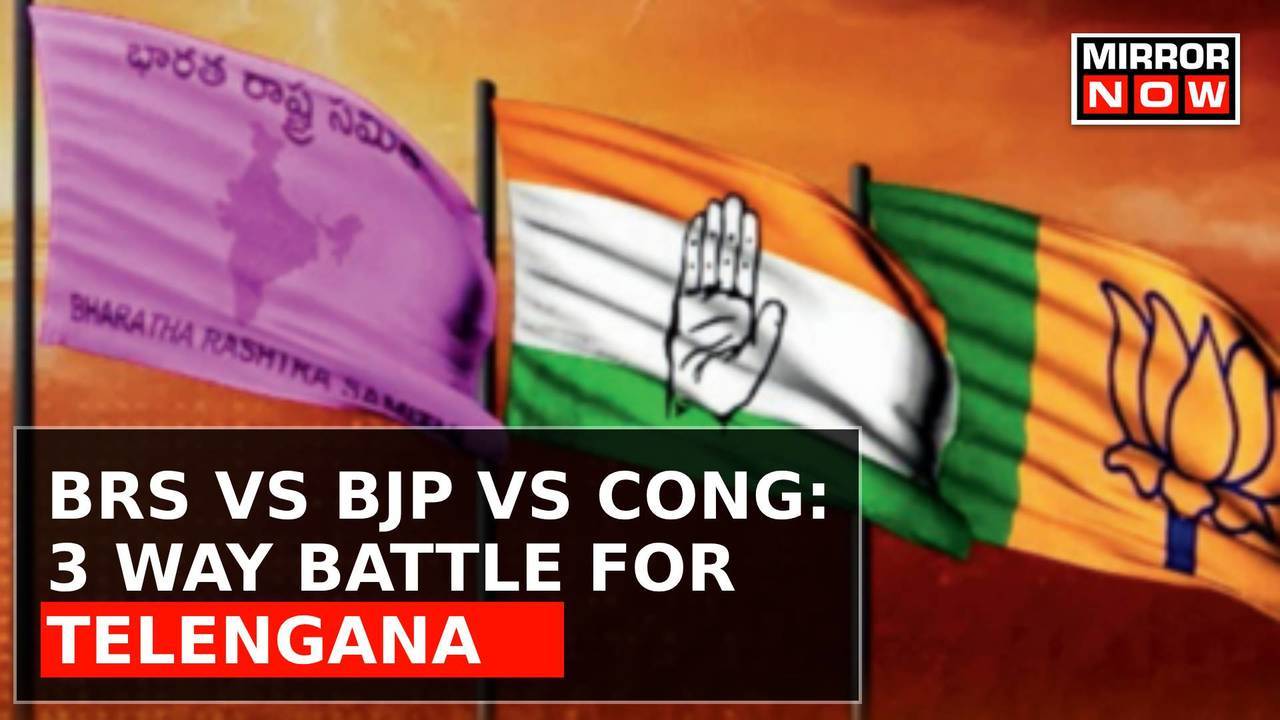 BRS Vs BJP Vs Cong Battle For Telangana | BJP Relying On Modi Magic ...