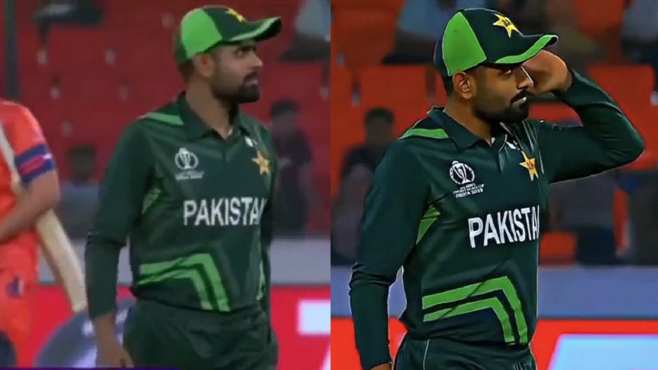 Babar Azam's Reaction After Indian Fans Chant His Name During ODI World Cup 2023 Match Goes Viral – WATCH