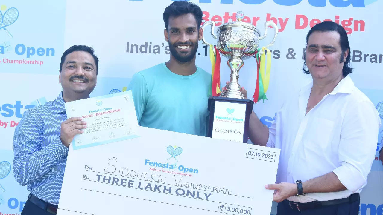 Siddharth, Rashmikaa crowned champions at 28th Fenesta Open National Tennis Championship