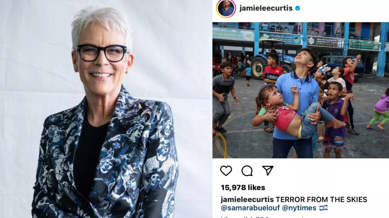 Jamie Lee Curtis Shares Photo Of Palestinian Children In Instagram Post Supporting Israel, Deletes It After Backlash | World News, Times Now