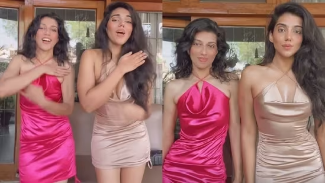 Mom-Daughter's Energetic Dance to Jawani Janeman